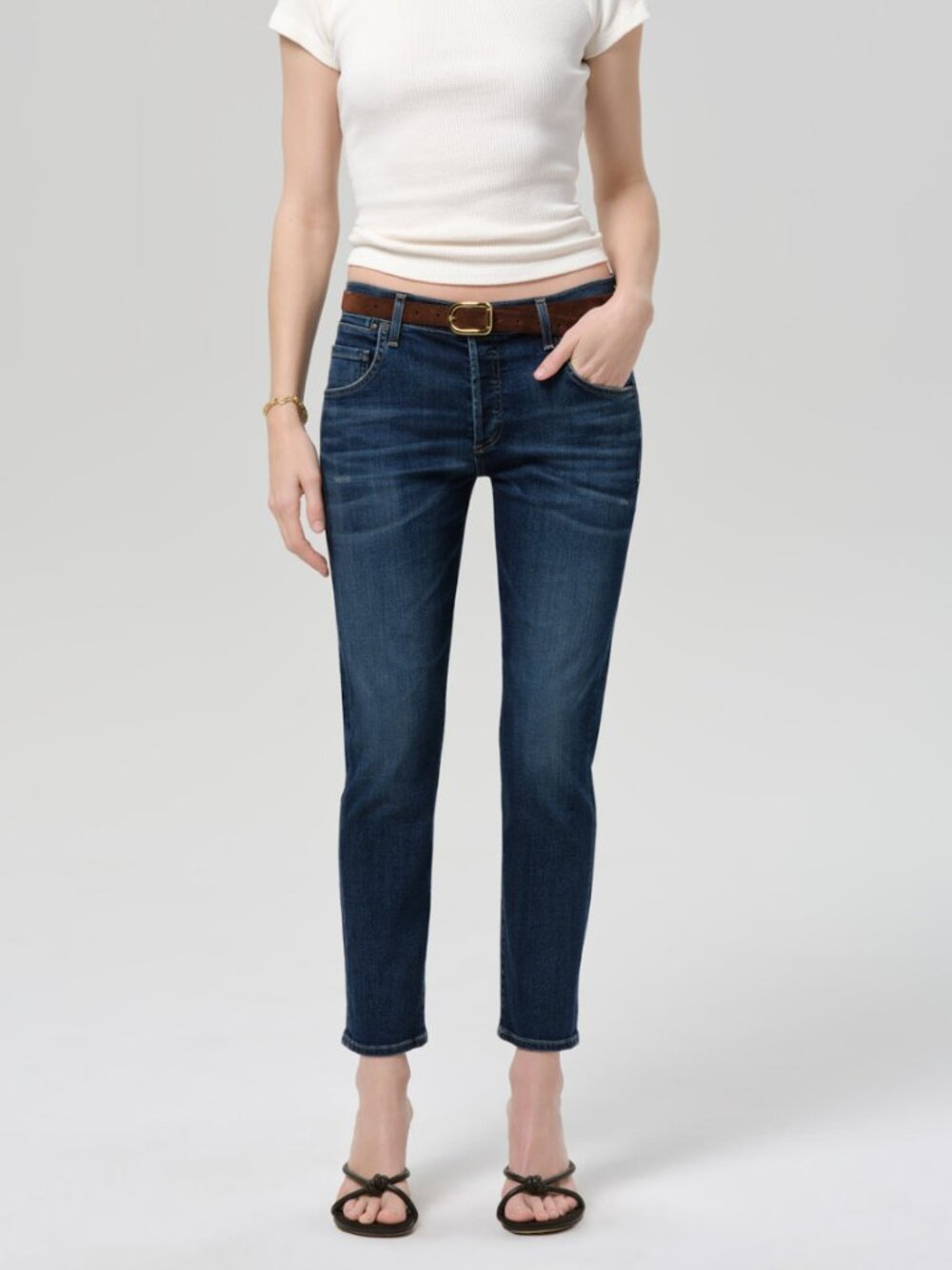 Citizens of Humanity | Emerson Slim Boyfriend Jeans Dark Wash | Size 24
